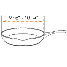 Load image into Gallery viewer, Fits 9.5" to 10.25" pans - Frywall Splatter Guard