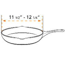 Load image into Gallery viewer, Frywall 12 fits pans 11.5-12.25"